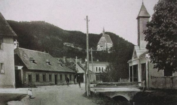 Ansicht des Feuerwehrhauses aus 1905