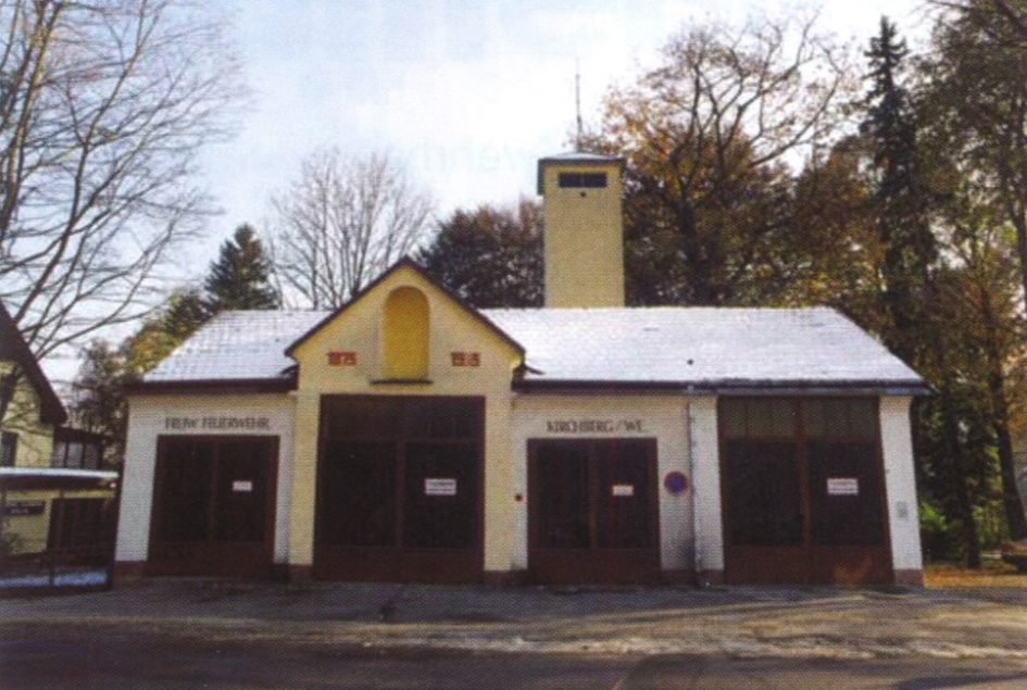 Ansicht des Feuerwehrhauses 1984