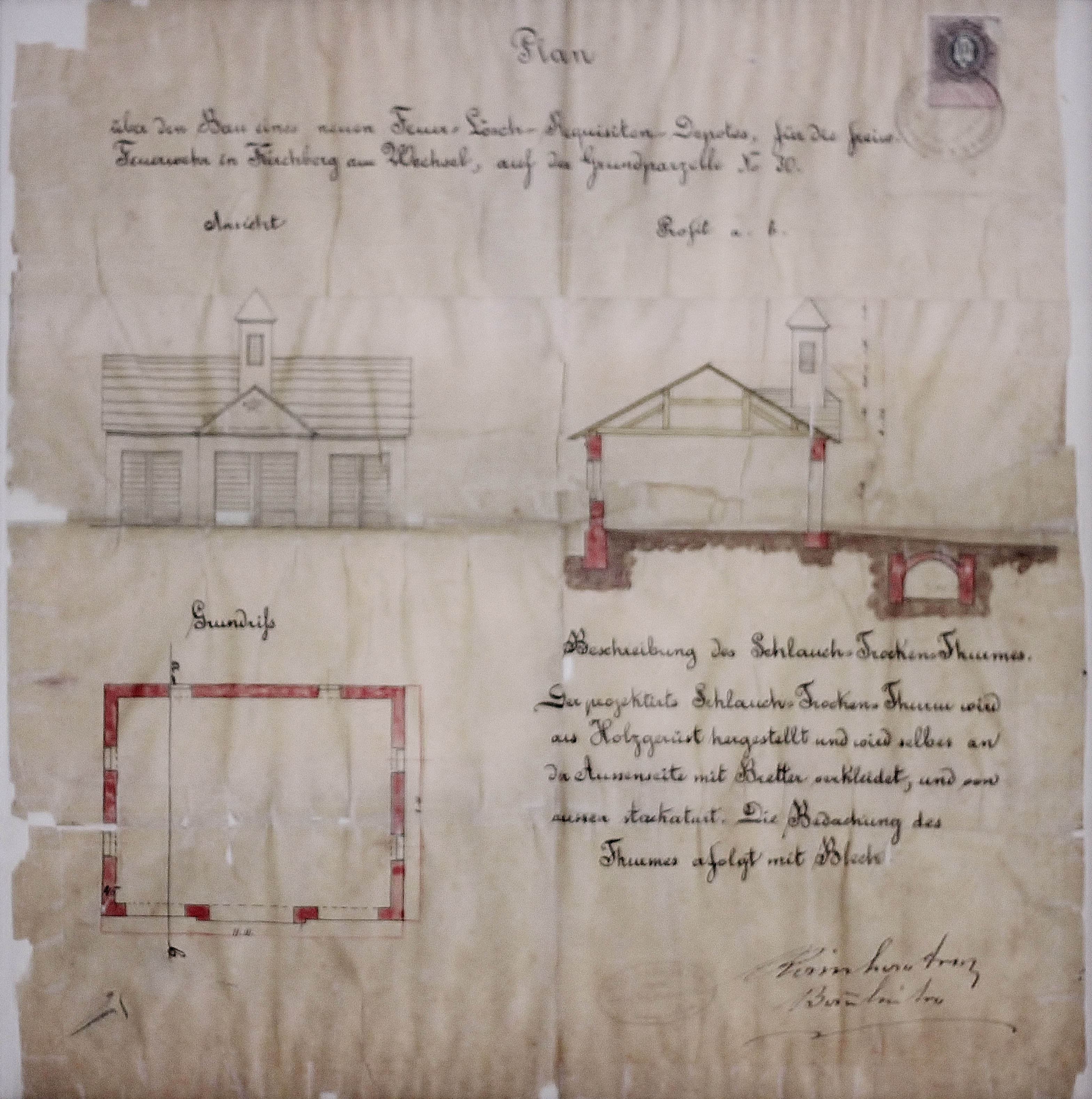 Neubau des Feuer-Lösch-Requisiten-Depots